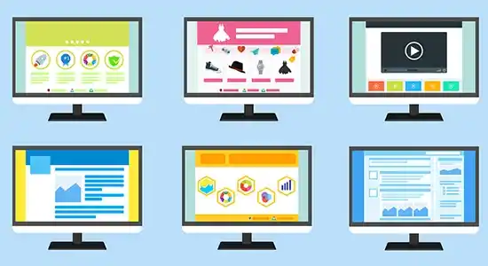 static website design image